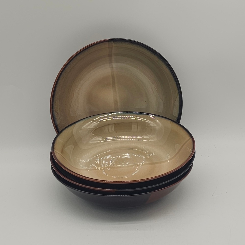 4 Pfaltzgraff java cereal bowls  Brown